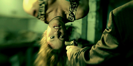 Death fetish scene #1298 (hanged upside down, shot to death)