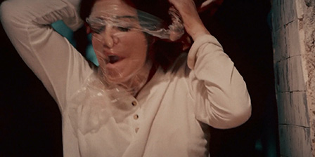 Death fetish scene #1309 (suffocation plastic bag, dead woman, beaten to death)