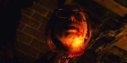 Death fetish scene #1364 (eyes gouged out, head cut off)