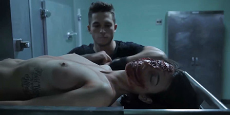 Death fetish scene #1371 (naked dead woman, morgue dead body)