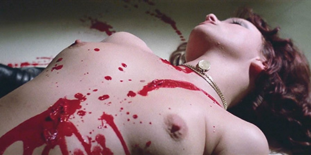 Death fetish scene #1377 (stabbed, naked dead woman)