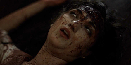 Death fetish scene #1383 (stabbed, dead woman)