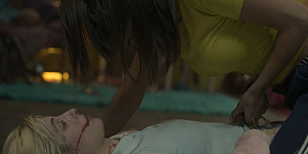 Death fetish scene #1401 (stabbed)