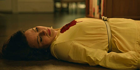 Death fetish scene #1414 (shot, dead woman)
