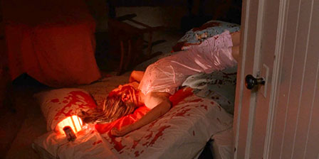 Death fetish scene #1417 (stabbed, dead woman)
