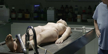 Death fetish scene #1438 (naked dead woman, morgue dead body)