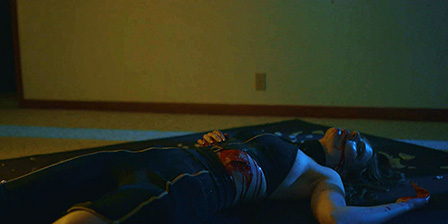Death fetish scene #1473 (strangulation, stabbed)