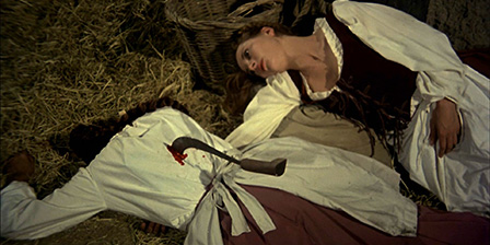 Death fetish scene #1479 (stabbed, strangled, dead woman)