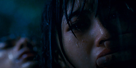 Night rape in the rainy forest